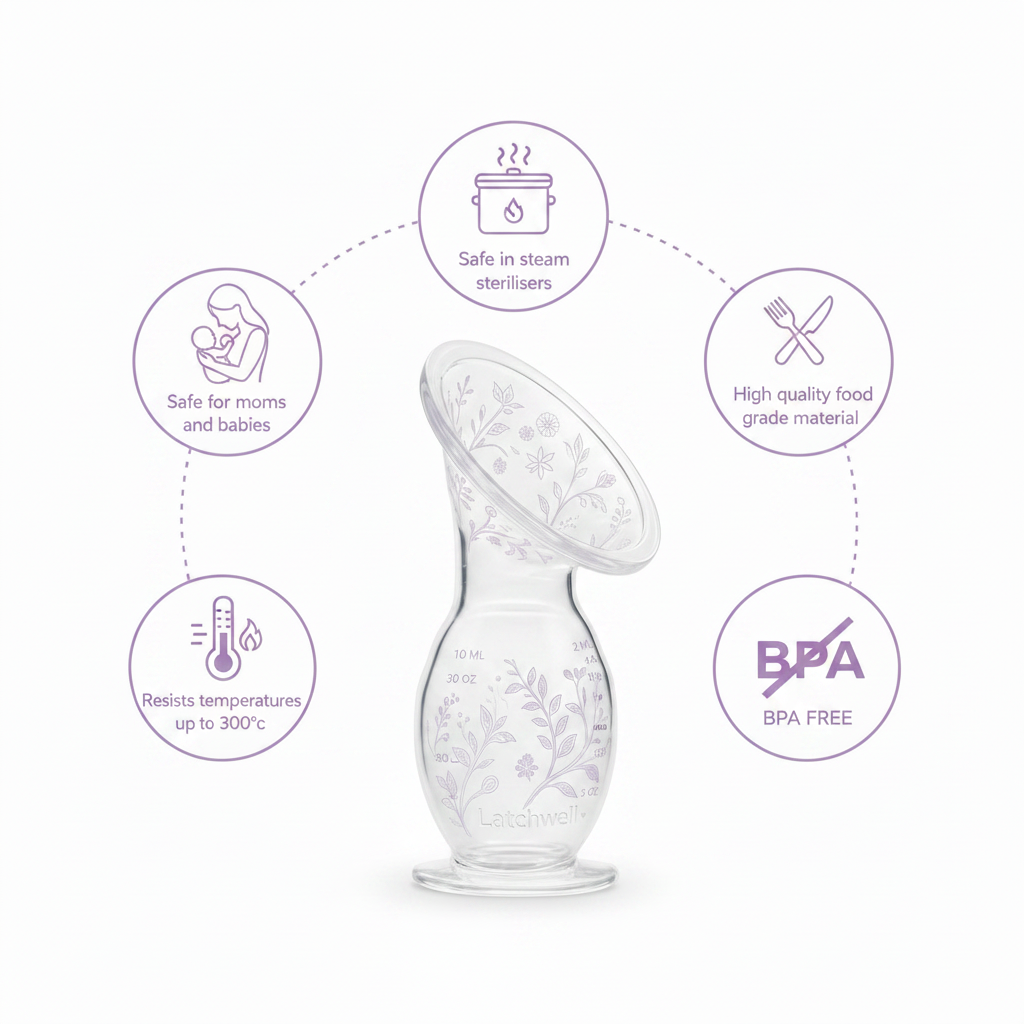 Latchwell™ Silicone Breast Pump