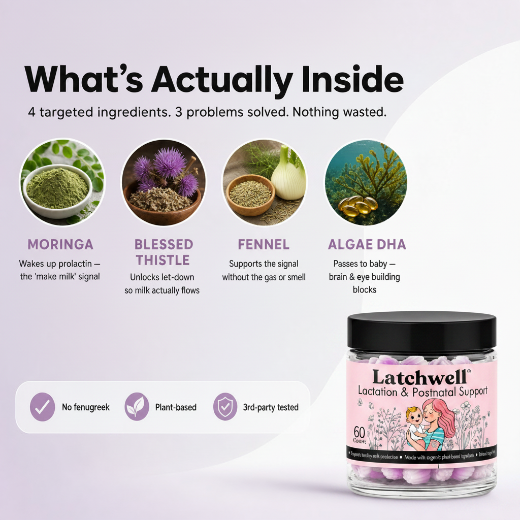 Latchwell™ Lactation & Postnatal Support Gummies