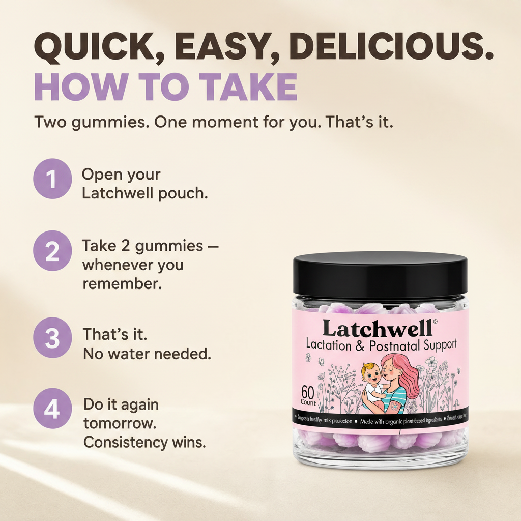 Latchwell™ Lactation & Postnatal Support Gummies
