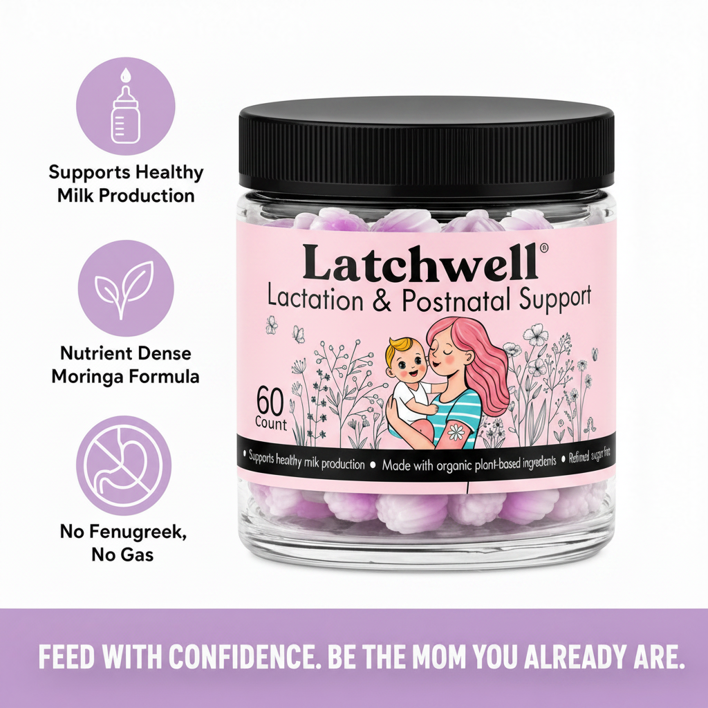 Latchwell™ Lactation & Postnatal Support Gummies